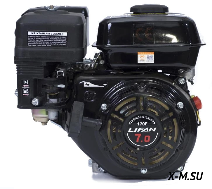 Двигатель Lifan 170F Eco D19, 3А Двигатель Lifan 170F Eco D19, 3А