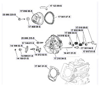 Газораспределение снегохода СММ РЫБИНКА-04
