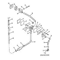 Топливный насос 2-Х ТАКТНОГО ПЛМ MERCURY 60 Серийный номер от 9469200 до 9683054