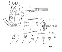 Набор переоборудования ручки румпеля, электрический - 96289A01 4-Х ТАКТНОГО ПЛМ MERCURY 8 Серийный номер от 0P325500 и выше