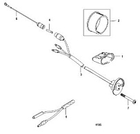 Компоненты гидроподъема 4-Х ТАКТНОГО ПЛМ MERCURY 60 Серийный номер от 0P515897 и выше