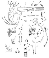 Набор переоборудования ручки румпеля, электрический - 889246A86 4-Х ТАКТНОГО ПЛМ MERCURY 9.9 Серийный номер от 0R042475 и выше