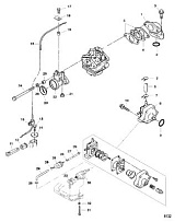 Топливная система 4-Х ТАКТНОГО ПЛМ MERCURY 5 Серийный номер от 0P073456 до 0P400999