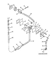 Топливный насос 2-Х ТАКТНОГО ПЛМ MERCURY 60 Серийный номер от 0B122930 до 0D000749