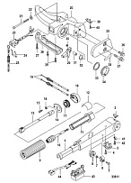 Рукоятка румпеля 4-Х ТАКТНОГО ПЛМ MERCURY 20 Серийный номер от 0R235168 и выше