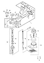 Топливный насос в сборе 2-Х ТАКТНОГО ПЛМ MERCURY 75 Серийный номер от 0G760300 до 0T979999